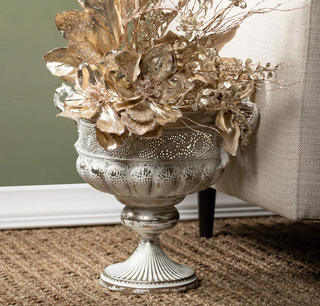 Distressed Metal Planters