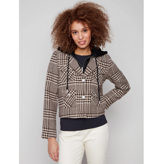 Glenn Plaid Hoody Jacket
