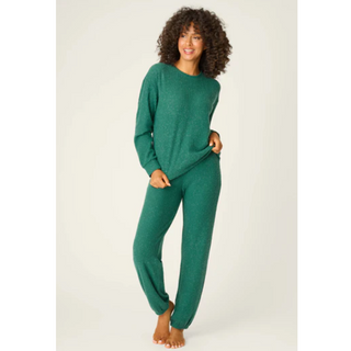 Waffle Knit Fireside Sparkle PJ Set
