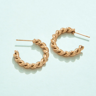 Gold Mitchelville Hoop Earrings