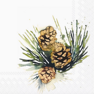 White Spruce Lunch Napkins - dolly mama boutique