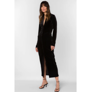 Phoenix Stretch Velvet Dress