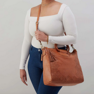 Sheila Large Satchel - dolly mama boutique