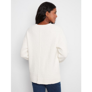 Boucle V-Neck Sweater