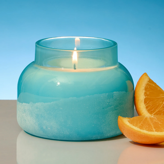 Volcano Turquoise Jar Candle - dolly mama boutique