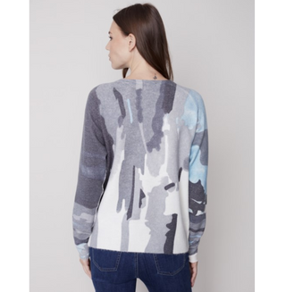 Crew-Neck Reversible Sweater C2268X