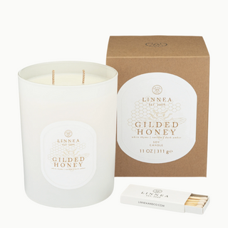 Gilded Honey Boxed Candle - dolly mama boutique