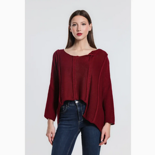 Amani Crop Sweater - dolly mama boutique