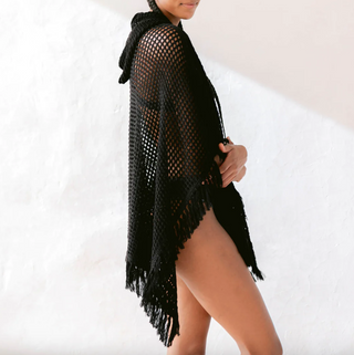 Playa Hoodie Poncho - dolly mama boutique