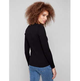 Textured Knot-Waist Top - dolly mama boutique