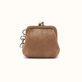 Alba Frame Clip Pouch by HOBO in Honey Gold