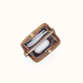 Alba Frame Clip Pouch by HOBO in Honey Gold - view 2
