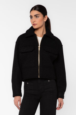 Galinda Textured Jacket - Black - view 3