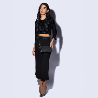 Darcy Crossbody by HOBO in Black - view 3