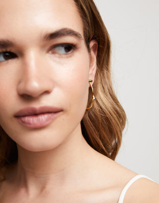 Ser Indomable Hoop Earrings - Gold