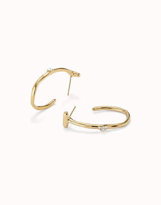 Ser Indomable Hoop Earrings - Gold