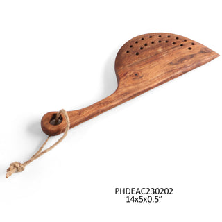 Wooden Pasta Strainer by Porch View Home view 2
