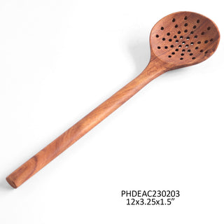 Wooden Straining Spoon by Porch View Home view 2