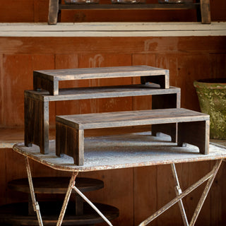 Wood Nesting Risers by Porch View Home