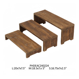 Wood Nesting Risers by Porch View Home view 2