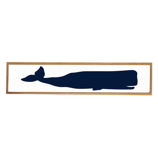 Rustic Marlin Whale Barn Wood Sign in natural finish