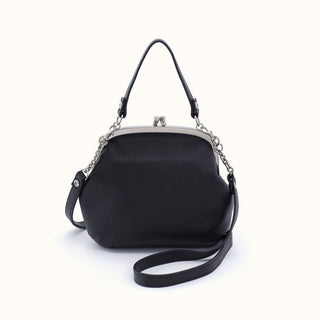 Alba Frame Crossbody - Black Pebbled
