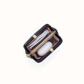 Alba Frame Clip Pouch by HOBO in Black Pebbled - view 2
