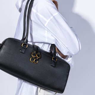 Sadie Satchel - Black Pebble