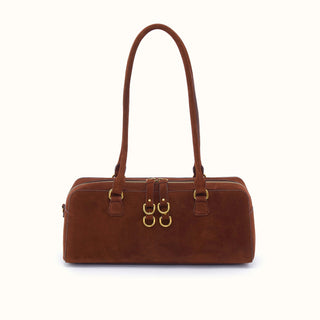 Sadie Satchel - Chocolate Suede
