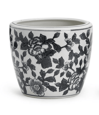 Black and White Cachepot - dolly mama boutique