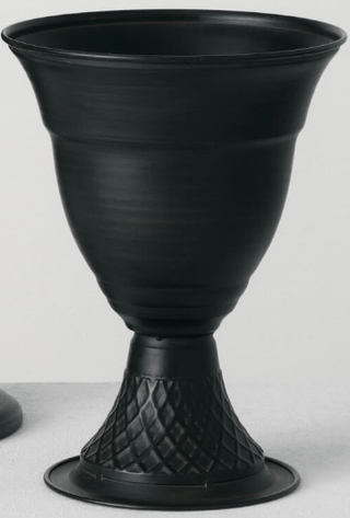 Black Metal Urns - dolly mama boutique