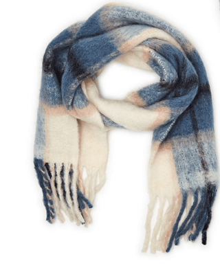 Brushed Plaid Scarf - dolly mama boutique