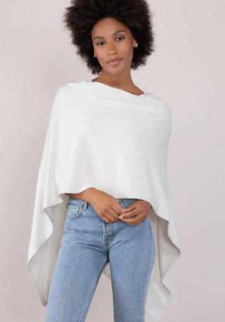 Cotton Cashmere Poncho