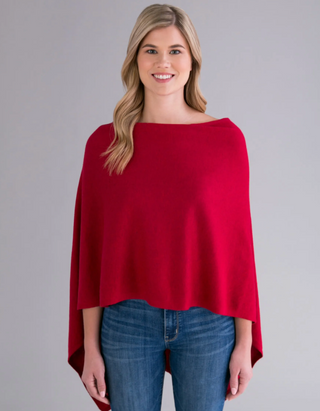 Cotton Cashmere Poncho