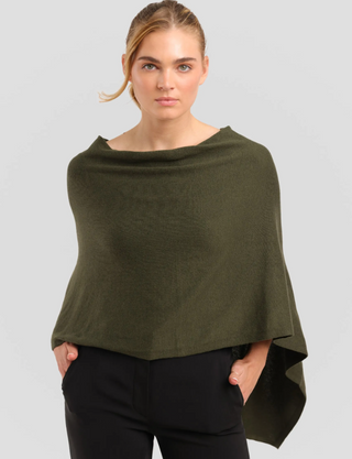 Cotton Cashmere Poncho