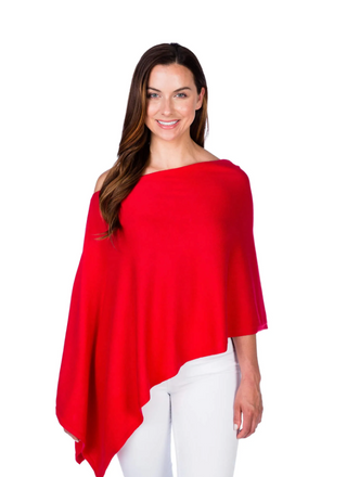 Cotton Cashmere Poncho