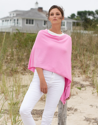 Cotton Cashmere Poncho