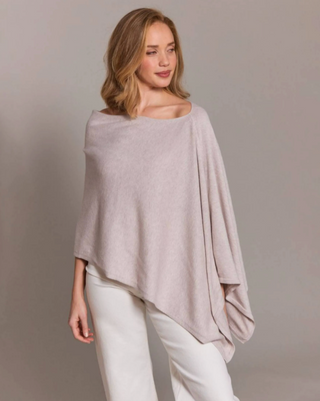 Cotton Cashmere Poncho