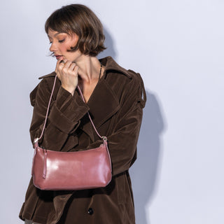 Scottie Slim Shoulder Bag - Rosewood