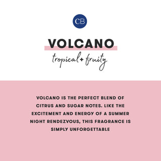 Capri Blue Volcano fragrance: tropical and fruity, citrus and sugar notes