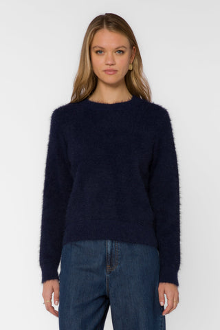 Zosia Crewneck Sweater - Navy - view 3