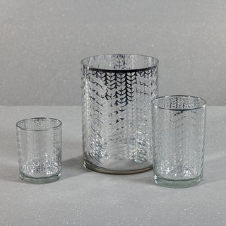 Etched Metallic Hurricanes in Silver - view 3