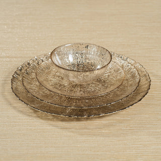 Luminara Fusion Serving Bowls in Gold/Silver - view 4