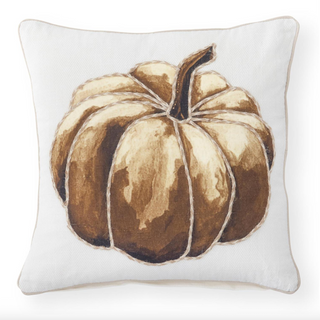 Herringbone Pumpkin Pillow