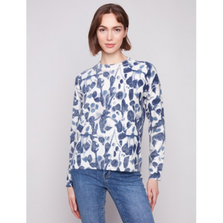 Printed Reversible Sweater - dolly mama boutique