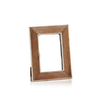 Ribbed Mango Wood Frame - dolly mama boutique