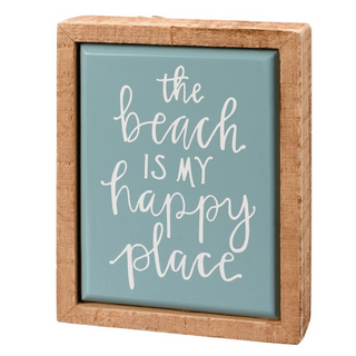 Box Sign "My Happy Place" - dolly mama boutique