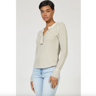 Luna Waffle-Knit Top - dolly mama boutique