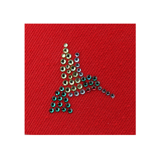 Bridgitte Clip On Visor with Crystal Hummingbird - dolly mama boutique