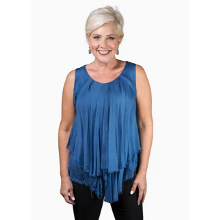 Briana Layered Tank - dolly mama boutique